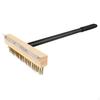 Long Pizza Oven Brush Aluminum Alloy Handle Grill Cleaner Barbecue Brushes for Campings