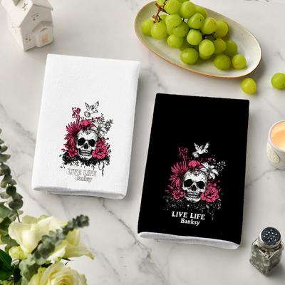 Полотенце в подарок на Хэллоуин Amazon праздничные украшения микрофибра кухонное полотенце посудное полотенце тряпка