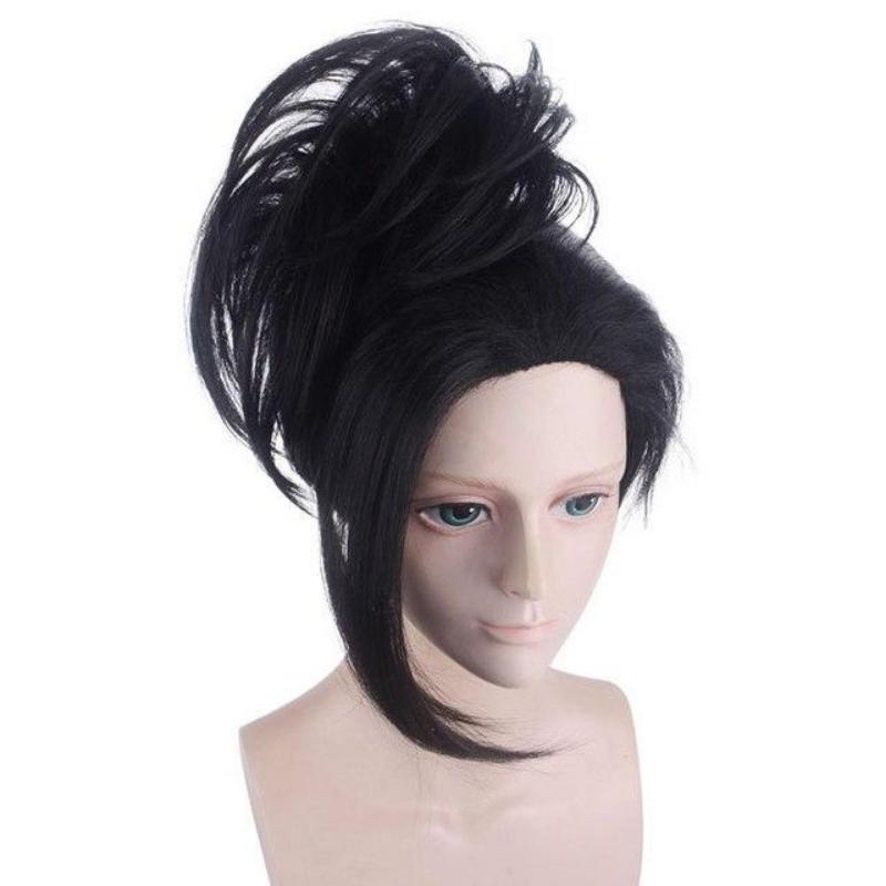 Аниме 35 см My Hero Academia Baku no Hero Momo Yaoyorozu короткий черный хвост термостойкие костюмы для косплея парик