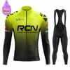 2023 Rcn Team Winter Fleece Long Sleeve Cycling Jersey Set Mountian Bicycle Clothes Wear Ropa Ciclismo Racing Bike Jersey Suit