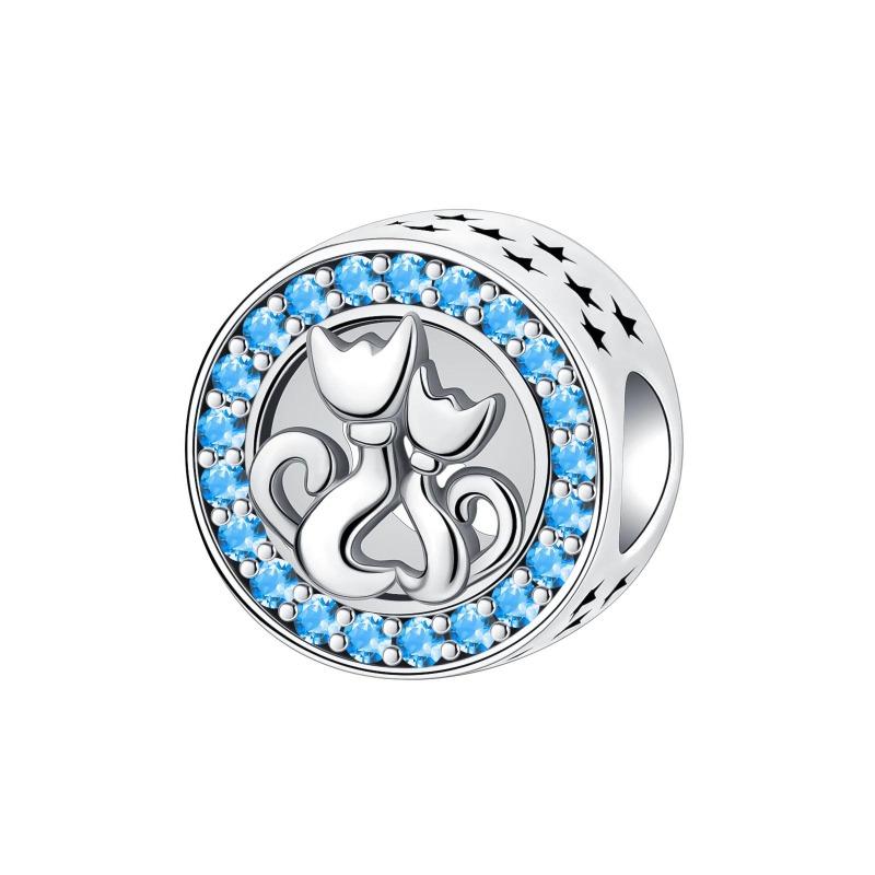 Copper Fashion Squirrel Maple Leaf Autumn Series Charms Beads Fit Original Bracelets Diy Jewelry Making