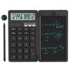 Upgraded Basic Calculator with 6.5 Inch Notepad Standard Calculator Pocket 12 Digits Function 2 In 1 Portable for School Office