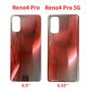 Заднее стекло для OPPO Reno 4 Pro Reno4 Pro 5G, задняя крышка аккумулятора, корпус задней двери 