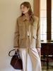 Lenina Evan Wool Bomber Jacket_Khaki Beige