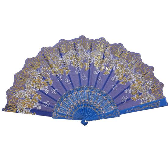 Складной веер с бронзовыми бабочками и элегантной кисточкой, полые ребра, подиумы, танцевальное представление, фотореквизит, портативный летний ручной веер, вечеринка