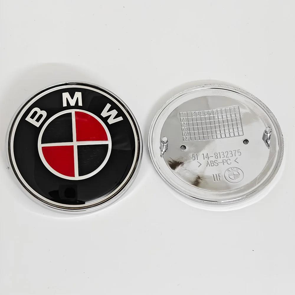 Черно-красный значок из углеродного волокна для BMW E90 E60 E39 G20 F10 F20 F30 E46 E92 E87 M1 M2 M3 M4 M5 M6 M8 E63 F02 F03 G16