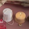 Silicone Candle Mold DIY Roman Column Wax Candle Mould Ancient Greek Pillar Decorations Making Mould Plaster Crafts