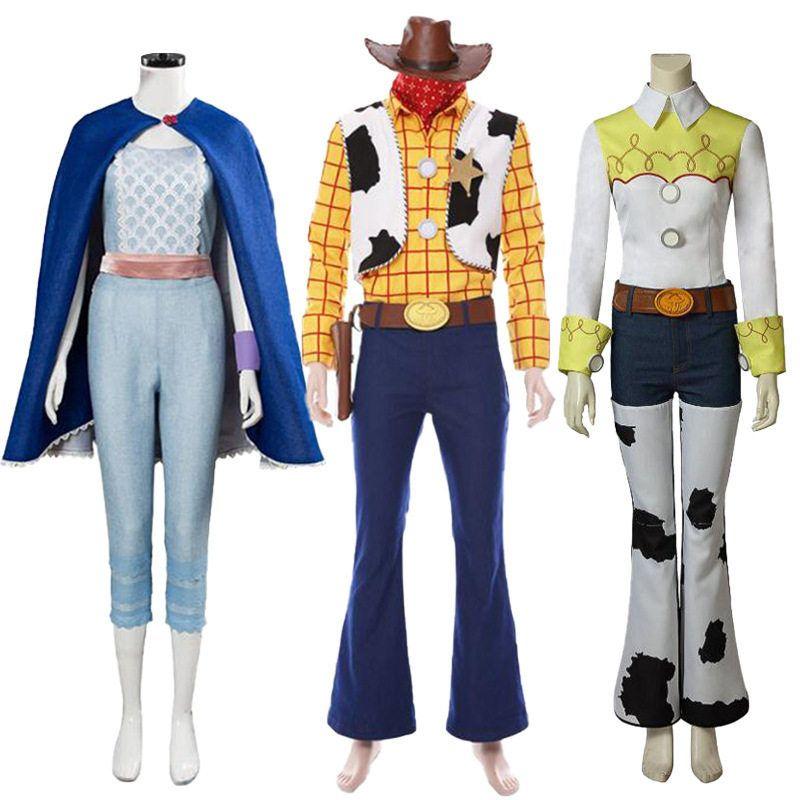 Xinbo Yuan Toy Story 4 Woody Cosplay Full Set Cosplay Costume Cowboy Police Chief Men's Clothing in Stock