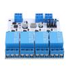 Регулируемый модуль реле GPIO с оптопарой, печатная плата, 4 канала, управление высоким/низким уровнем, высокая мощность