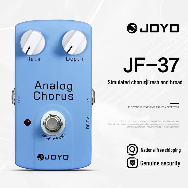 JOYO JF Series Overdrive & Distortion Analog/Digital Delay Effects Pedal