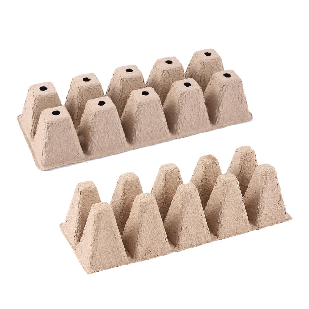 10 ячеек торфяные горшки для рассады торфяные горшки биоразлагаемые лотки для проращивания рассады для комнатных и уличных растений садовый инструмент