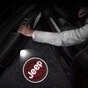 For Jeep HD Car Projector Door Light Welcome Lamps Accessories For Jeep Grand Cherokee Wrangler JK Gladiator Compass Renegade