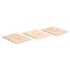 Muspor 3pcs Guitar Neck Shims Portable Bass Neck Plate Tool Solid Maple Wood Guitar Neck Shim Protection 0.25 0.5 1