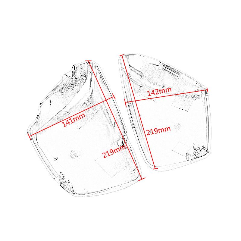 Мотоцикл черный аккумулятор обтекатель крышка правая левая сторона протектор для Yamaha XV700 750 1000 1100 Virago 1984-Up Moto