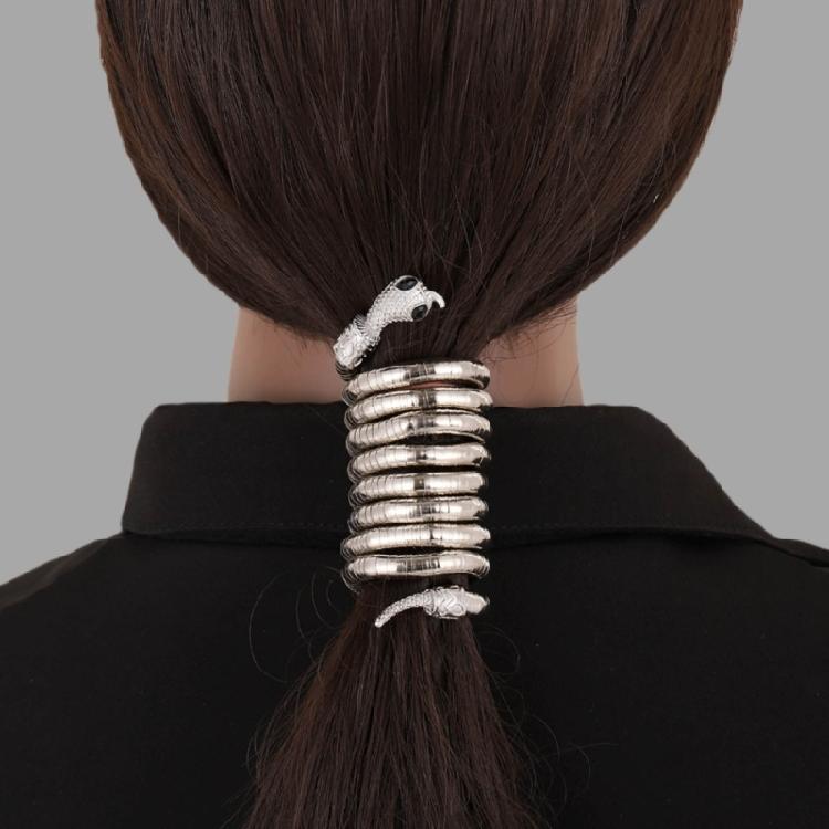 Модное гибкое ожерелье-браслет в виде змеи, многослойное металлическое ожерелье в виде змеи