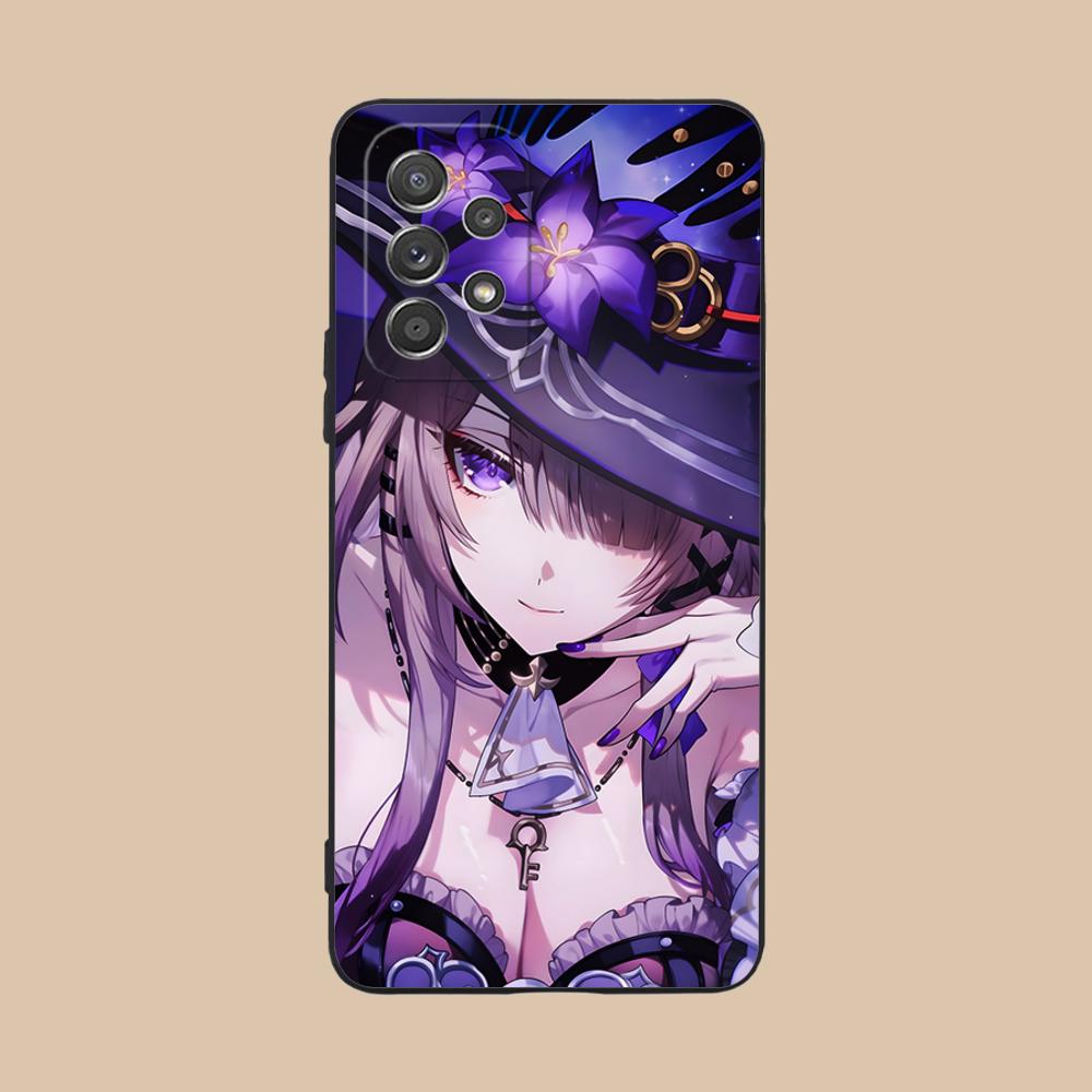 HSR Herta Матовый ТПУ Чехол для Мобильного Телефона для Samsung Galaxy A56 55 54 53 52 51 36 35 34 23 16 15 5G Цветной Чехол
