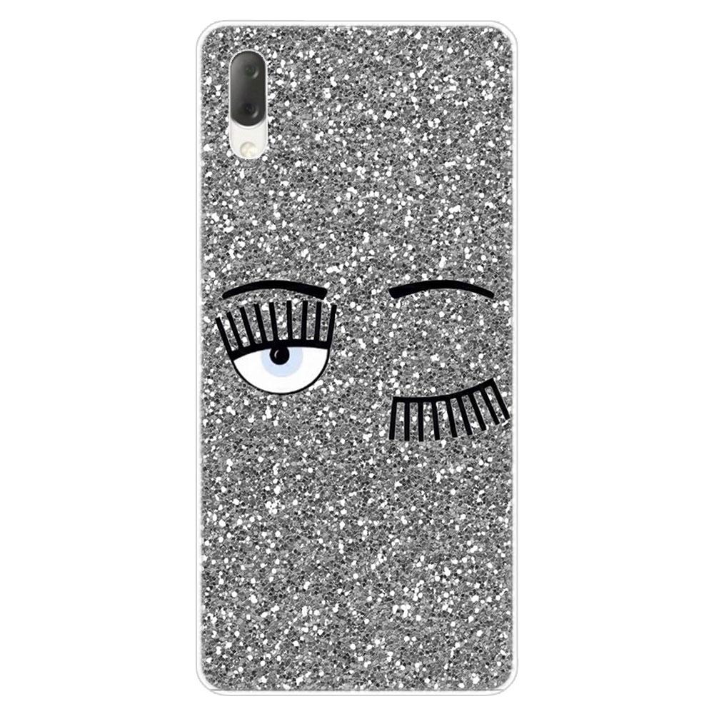 Жесткий чехол с милым мультяшным подмигивающим глазом для Sony Xperia L1 L2 L3 X XA XA1 XA2 Ultra E5 XZ XZ1 XZ2 Compact XZ3 M4 Aqua Z3 Z5 Premium