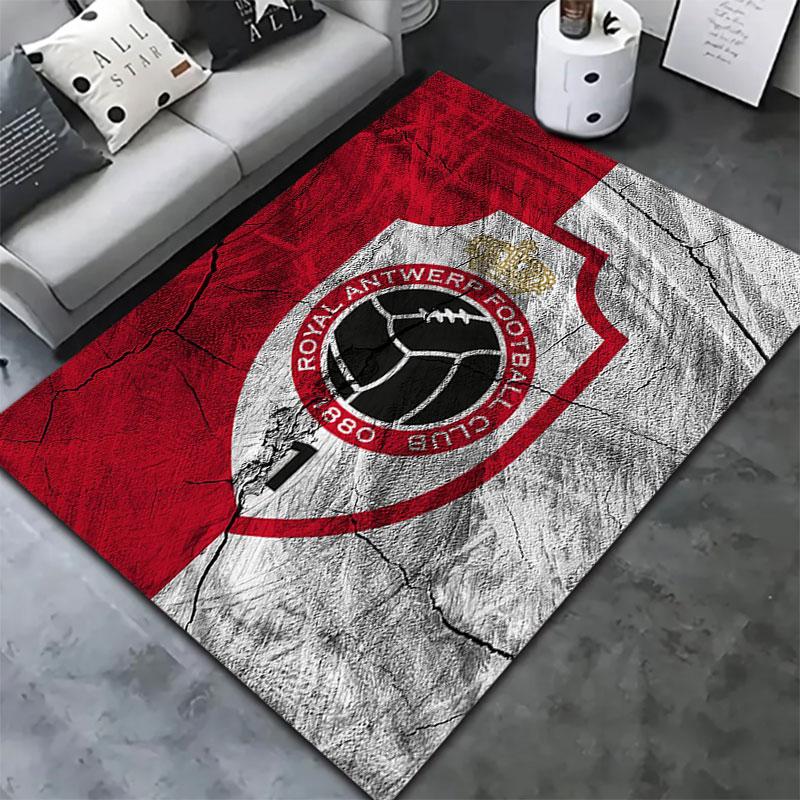Royal Antwerp FC Carpet Rug for Living Room Bedroom Home Sofa Decoration,Kids play Non-slip Floor Mat