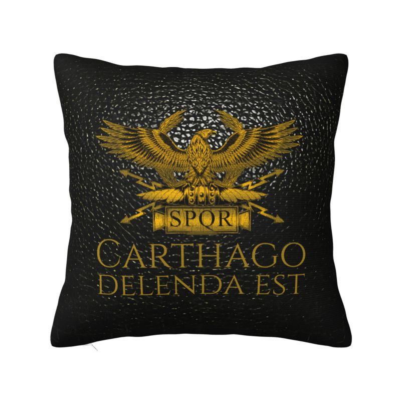 Custom Vintage Gold Roman Empire Eagle Throw Pillow Covers Decor Home Nordic Rome SPQR Emblem Outdoor Cushions Square Pillowcase