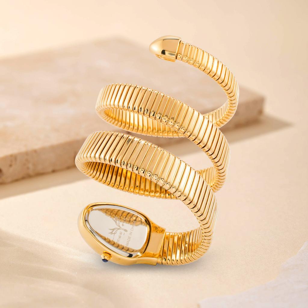 MISSFOX кварцевые часы популярные женские часысредние старинные маленькие модные элегантные высококачественные женские часы в форме змеи