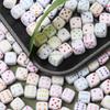 30pcs/lot 8mm Square Shape Dice Spacer Acrylic Beads For Jewelry Making DIY Bracelet Necklace Jewelry Accessory