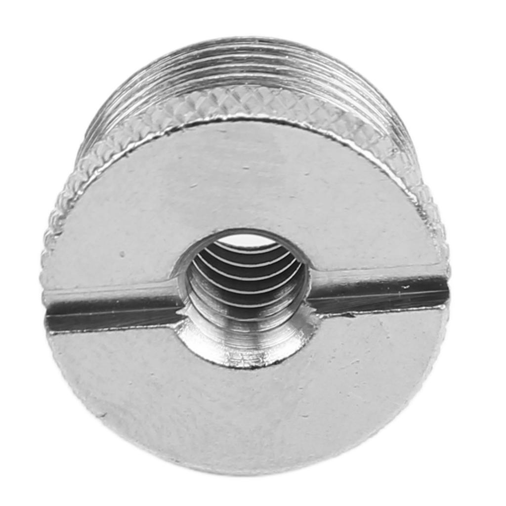 1/4 Female to 5/8 Male Screw Adapter Anodizing Trtment Durbale Mic Thrd Adapter
