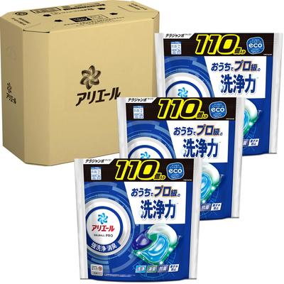 Ariel Laundry Detergent Gel Ball PRO Refill 110 шт. x 3 пакета [Большая емкость] [Коробка для продукта]