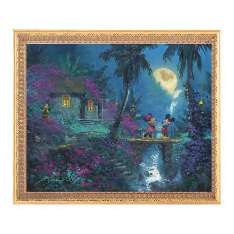 Холст Принцесса Русалка Настенное Искусство Современная Сказка Спальня Детская Комната Декоративная Картина Основной Материал