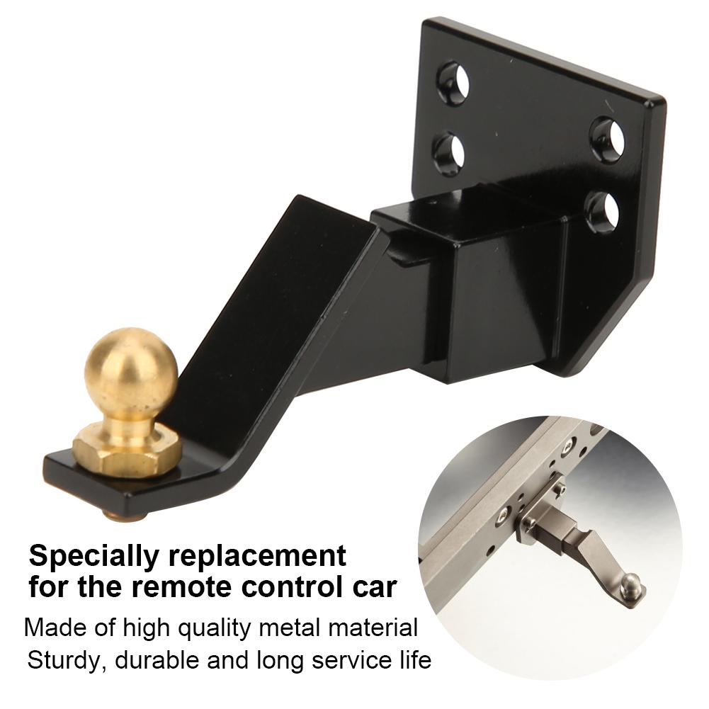 1 10 Metal Towing Hitch Shackles Trailer Hook for D90 RC SCX10 CC01 DIY AccessoryBlack