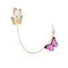 Statement Butterfly Chain Earrings Fashionable With Urban Street Style