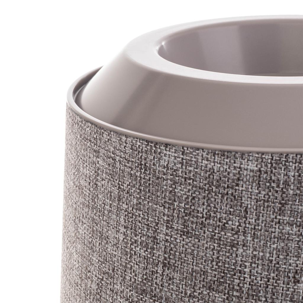 KADAX Doniczka Donica Na Kwiaty Osłonka Plastikowa Kwietnik 19cm Taupe
