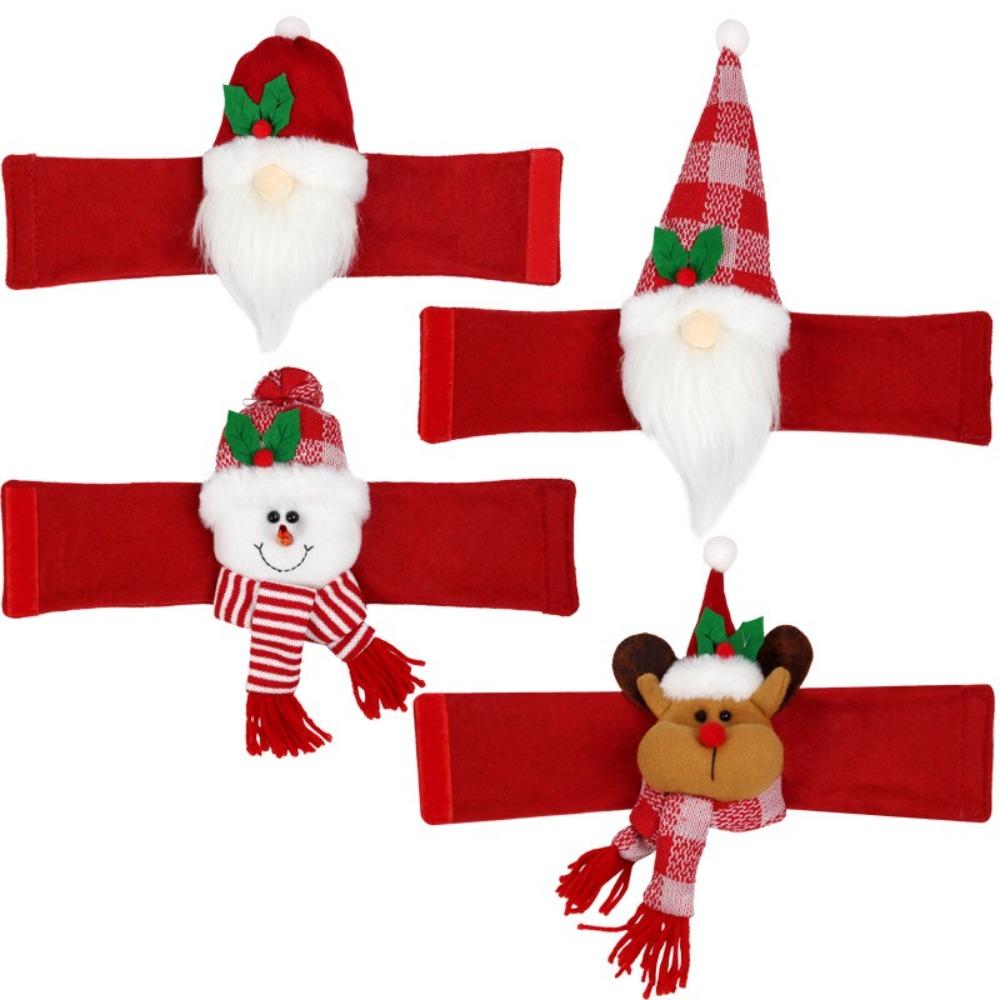 Классический мультяшный рождественский подхват для штор Санта Клаус Рождественская пряжка для штор Рождество