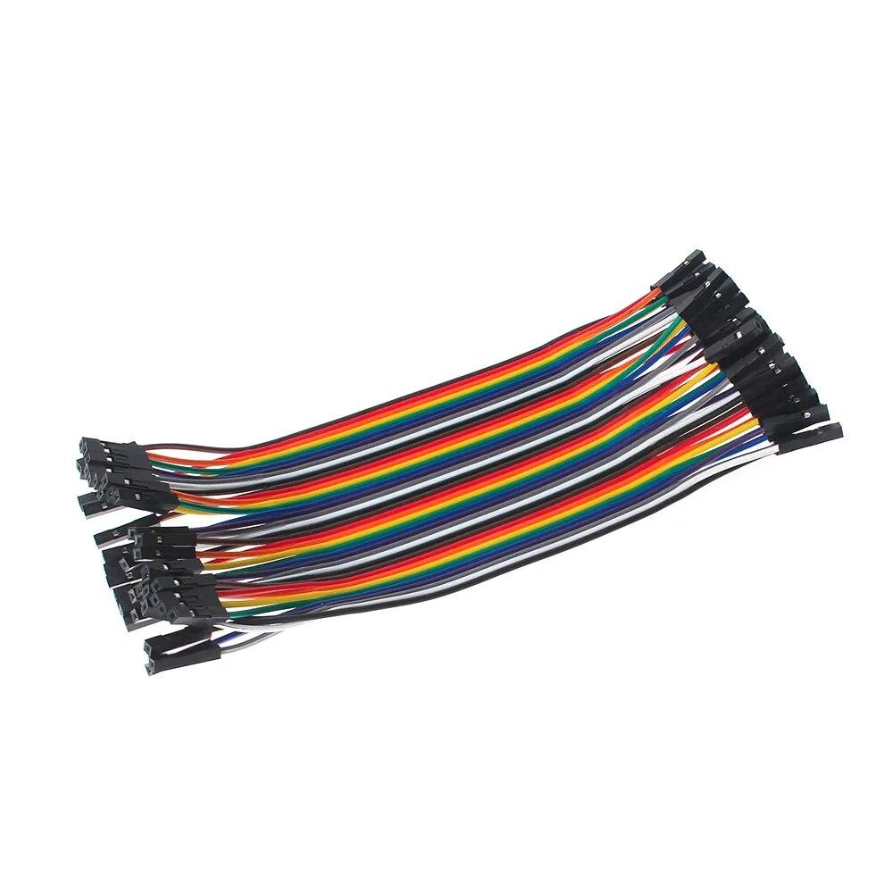40PCS 10CM 15CM DuPont Line 40Pin Female To Female, Male To Male, Male To Female Wires Cables DIY Breadboard Kit