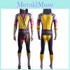 Костюм для косплея Скорпиона из Mortal Kombat из ткани лайкра для фанатов игры