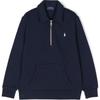 Толстовка Polo Ss24 однотонная с логотипом вязаная с длинным рукавом полуночно-синяя детская детская толстовка 322952467-003