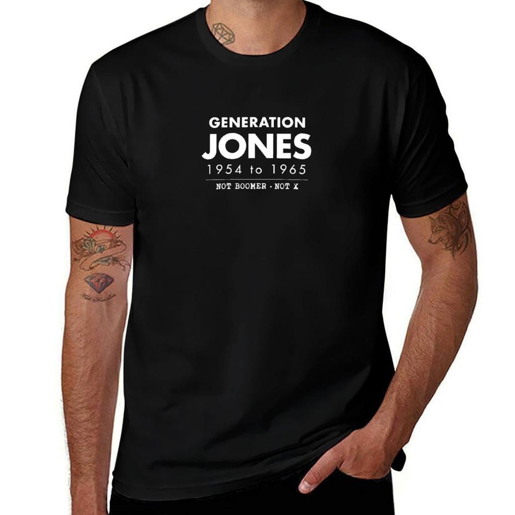 Generation Jones T-Shirt man t shirts high quality luxury brand men t shirt cotton 100% g man t shirts for men T-Shirt