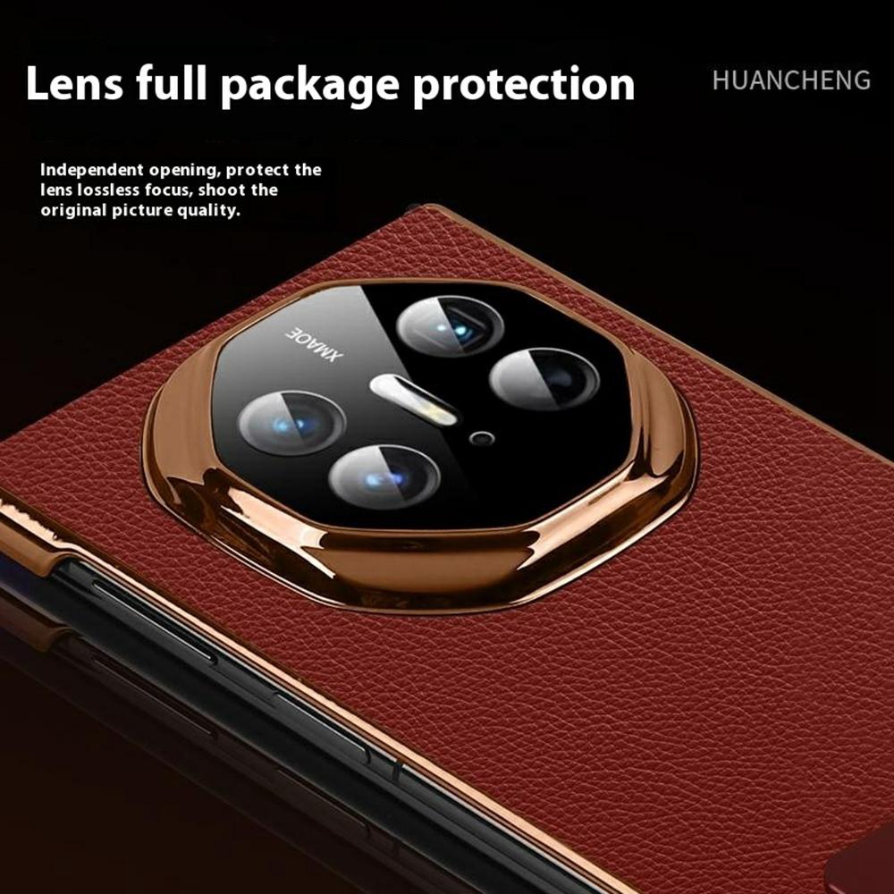 Для Huawei Mate XT Ultimate Чехол для телефона Подставка Кожа+ПК Мобильная крышка