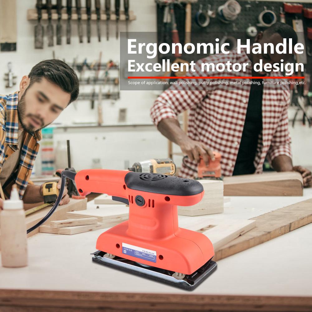 50 Гц Полировальная машина для дерева Электрическая шлифовальная машина Металлическая шлифовальная машина Инструмент для шлифовки стен 12000 об/мин