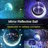 KTV Bar Wedding Party Disco Ball 360 ° Rotating Mirror Reflective Sphere Silver Disco Reflective Ball