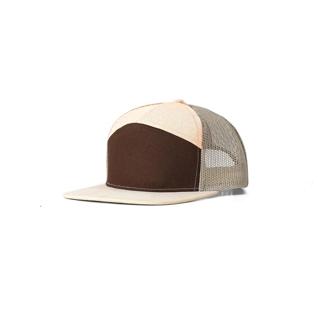 Richardson 7-Panel Trucker Mesh Cap Breathable Baseball Outdoor Sunshade Snapback Hats