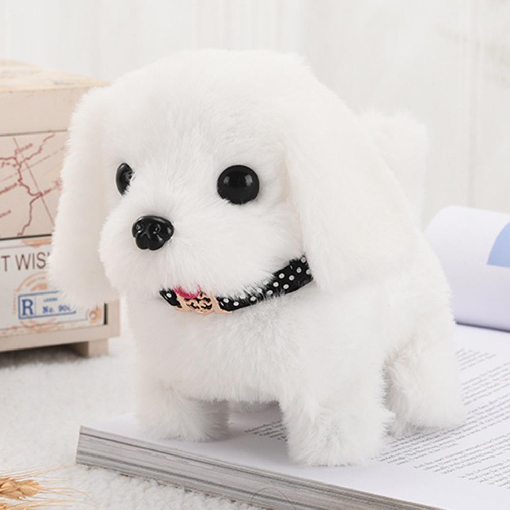 Electronic Robot Dog Soft Fur Walking Barking Puppy Special Gifts Battery Powered Home Decoration for Boys Girl Birthday Gifts