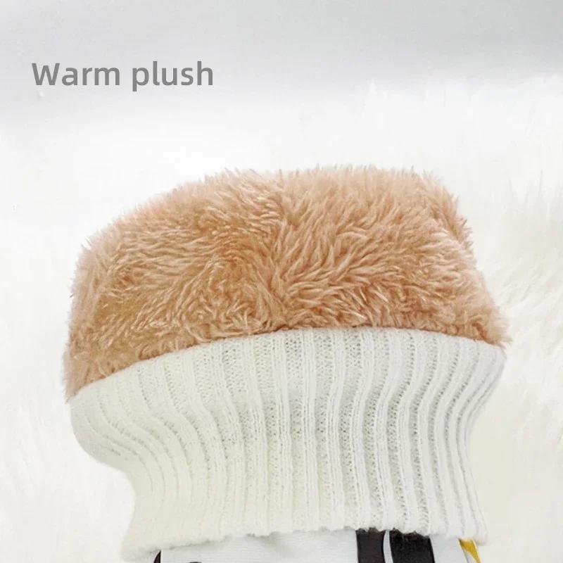 Зимние детские горнолыжные перчатки, утолщенные водонепроницаемые детские перчатки для катания на сноуборде, детские зимние перчатки для мальчиков и девочек