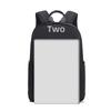 Unisex Korean Large Capacity 14" Backpack with Optional Logo - Ideal for Junior High Students, Simple and Stylish Design