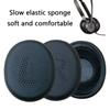 1Pair Ear Pad Replacement Leather Earpads Ear Cushions Sponges Cover Earmuffs for Evolve2 30 MS Headphones