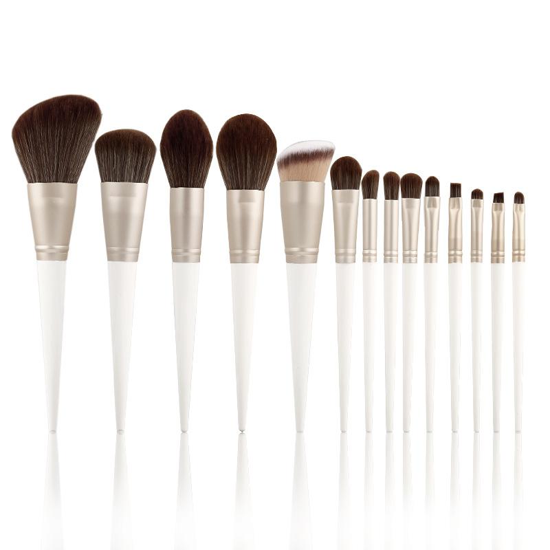 Набор кистей для макияжа, мягкие 14 предметов, специальная кисть для макияжа, кисть для тональной основы, кисть для рассыпчатой ​​пудры, кисть для теней для век