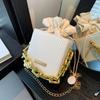 Модная Сумка на Цепочке через Плечо, Маленькая Квадратная Сумка Crossbody, Женская Сумка