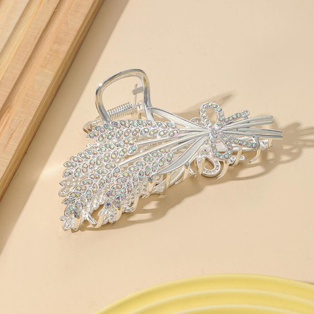 Korean Style Elegant Metal Hair Claw Clip for Women - Shark Claw Design