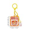 Miniature Color Changing Key Chain Funny Simulation Food Key Ring UV Toy Key Ring  Kids