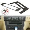 For Bmw E90 E92 E93 Carbon Fiber Car Interior Decoration Center Console CD AC Panel Sticker Trim Cover Accesorios Para El Coche