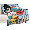 Toca Boca Life Kids Happy Throw Blanket Soft Blanket Blanket Fluffy